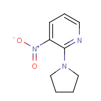 26820-73-5 3-Nitro-2-(1-pyrrolidinyl)pyridine chemical structure