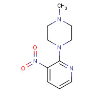 5028-15-9 1-Methyl-4-(3-nitro-2-pyridinyl)piperazine chemical structure