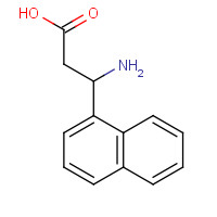 100393-41-7 3-Amino-3-(1-naphthyl)propanoic acid chemical structure
