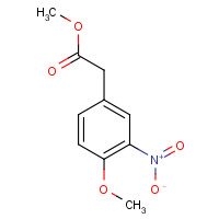 34837-88-2 Methyl 2-(4-methoxy-3-nitrophenyl)acetate chemical structure