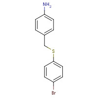54306-14-8 4-{[(4-Bromophenyl)sulfanyl]methyl}aniline chemical structure