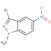 74209-25-9 3-Bromo-1-methyl-5-nitro-1H-indazole chemical structure
