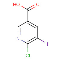 59782-87-5 6-Chloro-5-iodonicotinic acid chemical structure