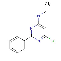 26871-14-7 N-(6-Chloro-2-phenyl-4-pyrimidinyl)-N-ethylamine chemical structure