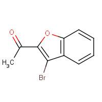 99661-02-6 1-(3-Bromo-1-benzofuran-2-yl)-1-ethanone chemical structure