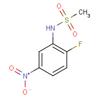 123343-99-7 N-(2-Fluoro-5-nitrophenyl)methanesulfonamide chemical structure