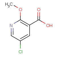 54916-65-3 5-Chloro-2-methoxynicotinic acid chemical structure