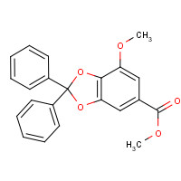 102706-14-9 Methyl 7-methoxy-2,2-diphenyl-1,3-benzodioxole-5-carboxylate chemical structure
