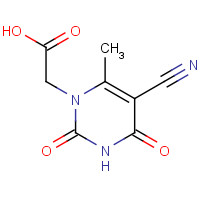 5900-45-8 2-[5-Cyano-6-methyl-2,4-dioxo-3,4-dihydro-1(2H)-pyrimidinyl]acetic acid chemical structure