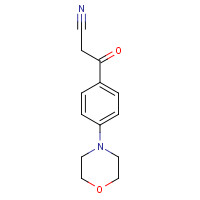 887591-40-4 3-(4-Morpholinophenyl)-3-oxopropanenitrile chemical structure