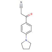 887595-01-9 3-Oxo-3-[4-(1-pyrrolidinyl)phenyl]propanenitrile chemical structure