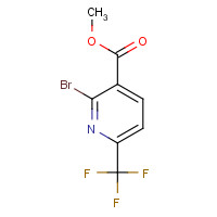 144740-56-7 Methyl 2-bromo-6-(trifluoromethyl)nicotinate chemical structure
