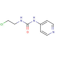 62491-96-7 N-(2-Chloroethyl)-N'-(4-pyridinyl)urea chemical structure