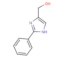 43002-54-6 (2-Phenyl-1H-imidazol-4-yl)methanol chemical structure
