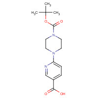 201809-22-5 6-[4-(tert-Butoxycarbonyl)piperazino]-nicotinic acid chemical structure