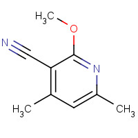 65515-39-1 2-Methoxy-4,6-dimethylnicotinonitrile chemical structure