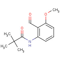 82673-65-2 N-(2-Formyl-3-methoxyphenyl)-2,2-dimethylpropanamide chemical structure