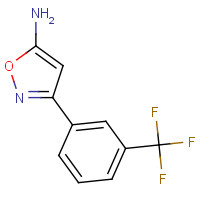 82360-94-9 3-[3-(Trifluoromethyl)phenyl]-5-isoxazolylamine chemical structure