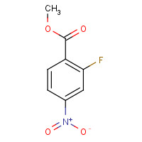 392-09-6 Methyl 2-fluoro-4-nitrobenzenecarboxylate chemical structure