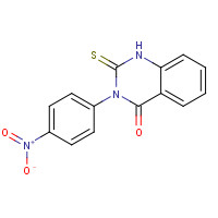 72176-80-8 3-(4-Nitrophenyl)-2-thioxo-2,3-dihydro-4(1H)-quinazolinone chemical structure