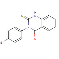1028-39-3 3-(4-Bromophenyl)-2-thioxo-2,3-dihydro-4(1H)-quinazolinone chemical structure