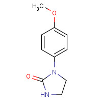 62868-39-7 1-(4-Methoxyphenyl)tetrahydro-2H-imidazol-2-one chemical structure