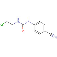 13908-43-5 N-(2-Chloroethyl)-N'-(4-cyanophenyl)urea chemical structure