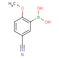 612833-37-1 5-Cyano-2-methoxyphenylboronic acid chemical structure
