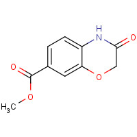 142166-00-5 Methyl 3-oxo-3,4-dihydro-2H-1,4-benzoxazine-7-carboxylate chemical structure