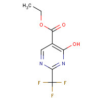 343-67-9 Ethyl 4-hydroxy-2-(trifluoromethyl)-5-pyrimidinecarboxylate chemical structure