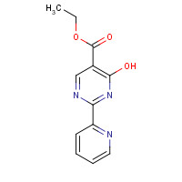 60060-10-8 Ethyl 4-hydroxy-2-(2-pyridinyl)-5-pyrimidinecarboxylate chemical structure