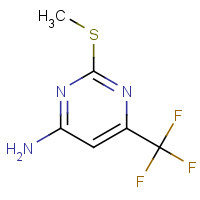 85730-32-1 2-(Methylsulfanyl)-6-(trifluoromethyl)-4-pyrimidinamine chemical structure