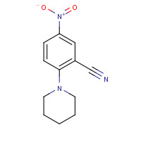 32188-75-3 5-Nitro-2-piperidinobenzenecarbonitrile chemical structure
