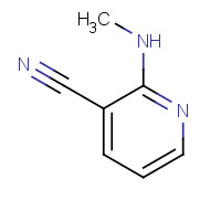 52583-87-6 2-(Methylamino)nicotinonitrile chemical structure