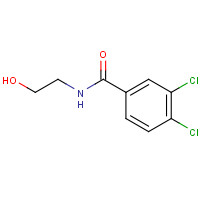 28298-26-2 3,4-Dichloro-N-(2-hydroxyethyl)benzenecarboxamide chemical structure