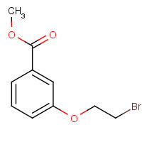 59516-96-0 Methyl 3-(2-bromoethoxy)benzenecarboxylate chemical structure