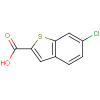 26018-73-5 6-Chloro-1-benzothiophene-2-carboxylic acid chemical structure