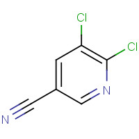 65189-15-3 5,6-Dichloronicotinonitrile chemical structure