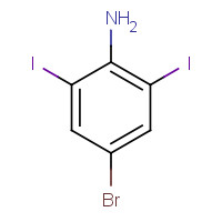 89280-77-3 4-Bromo-2,6-diiodoaniline chemical structure