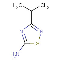 32039-21-7 3-Isopropyl-1,2,4-thiadiazol-5-ylamine chemical structure