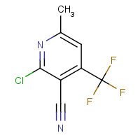 13600-48-1 2-Chloro-6-methyl-4-(trifluoromethyl)-nicotinonitrile chemical structure