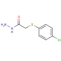 75150-40-2 2-[(4-Chlorophenyl)sulfanyl]acetohydrazide chemical structure