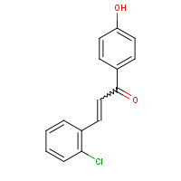 5424-02-2 3-(2-Chlorophenyl)-1-(4-hydroxyphenyl)-2-propen-1-one chemical structure