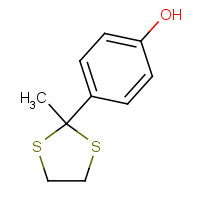 22068-57-1 4-(2-Methyl-1,3-dithiolan-2-yl)benzenol chemical structure