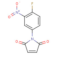 67154-40-9 1-(4-Fluoro-3-nitrophenyl)-1H-pyrrole-2,5-dione chemical structure