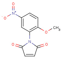 17392-67-5 1-(2-Methoxy-5-nitrophenyl)-1H-pyrrole-2,5-dione chemical structure