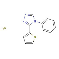 57600-04-1 4-Phenyl-5-(2-thienyl)-4H-1,2,4-triazol-3-ylhydrosulfide chemical structure
