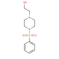 16017-63-3 2-[4-(Phenylsulfonyl)piperazino]-1-ethanol chemical structure