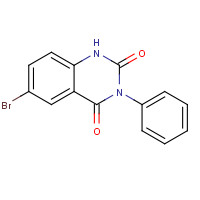 23965-11-9 6-Bromo-3-phenyl-2,4(1H,3H)-quinazolinedione chemical structure