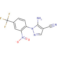 74990-43-5 5-Amino-1-[2-nitro-4-(trifluoromethyl)phenyl]-1H-pyrazole-4-carbonitrile chemical structure